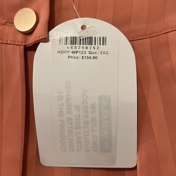 NEW | House of Harlow 1960 X REVOLVE Cisco High Rise Trouser Pant Peach 🍑 | XXS - Picture 4 of 8